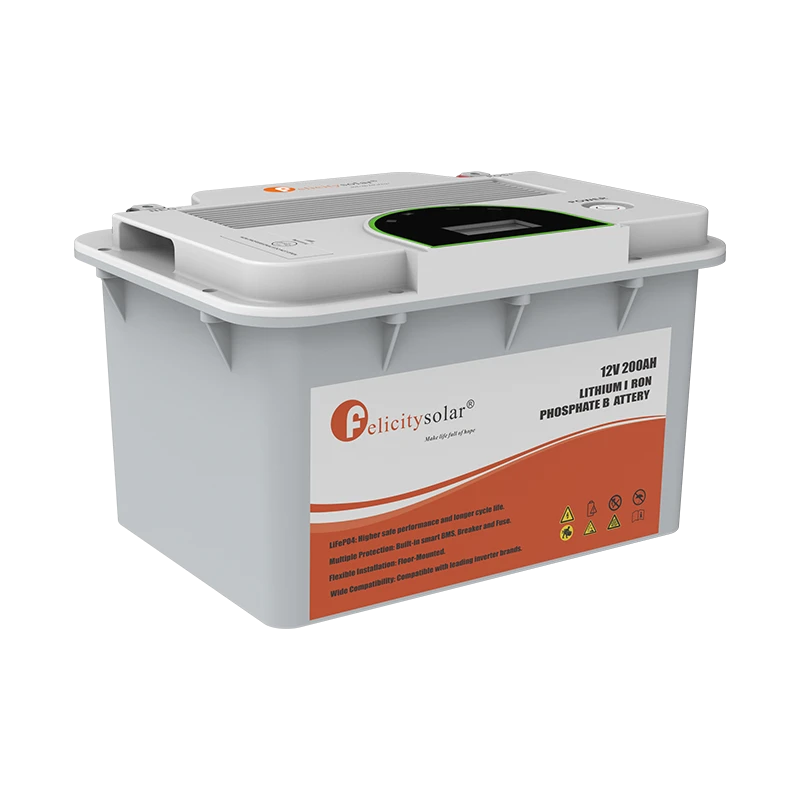 Felicity 12.8V 200Ah 2.56kWh Lithium Battery – FLA12200