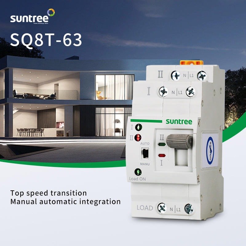 Suntree Automatic Transfer Switch (ATS) – Single Phase DIN Rail 63A