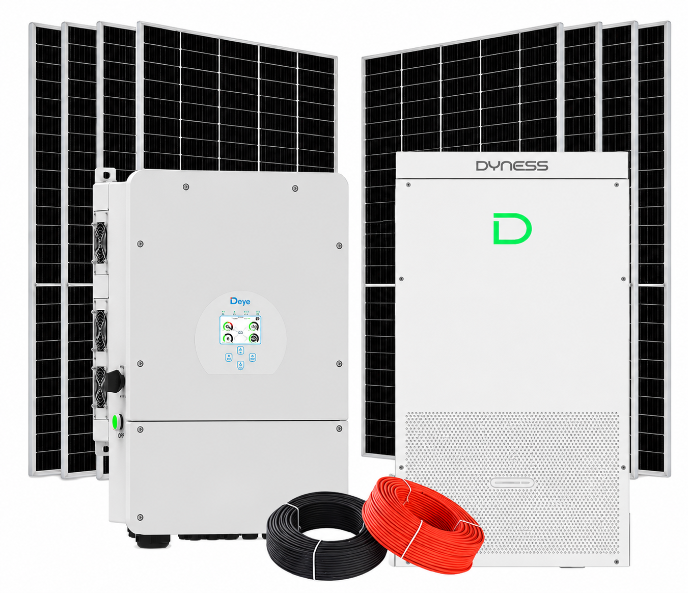 10KW DEYE HYBRID INVERTER & 16.07 KWH DYNESS POWER BRICK 1 10KW DEYE HYBRID INVERTER & 16.07 KWH DYNESS POWER BRICK