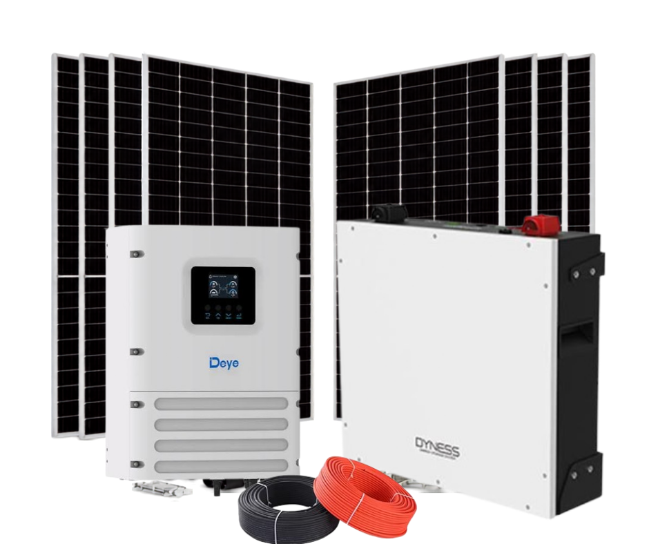 6KW DEYE INVERTER & 5.12KWH DYNESS DL5.OC- (1C)