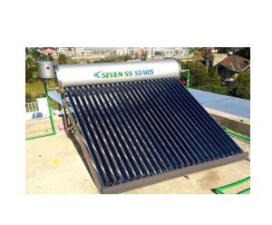 Seven SS Stars 150 Liters Pressurized Heat-Pipe Tube Solar Water Heater.