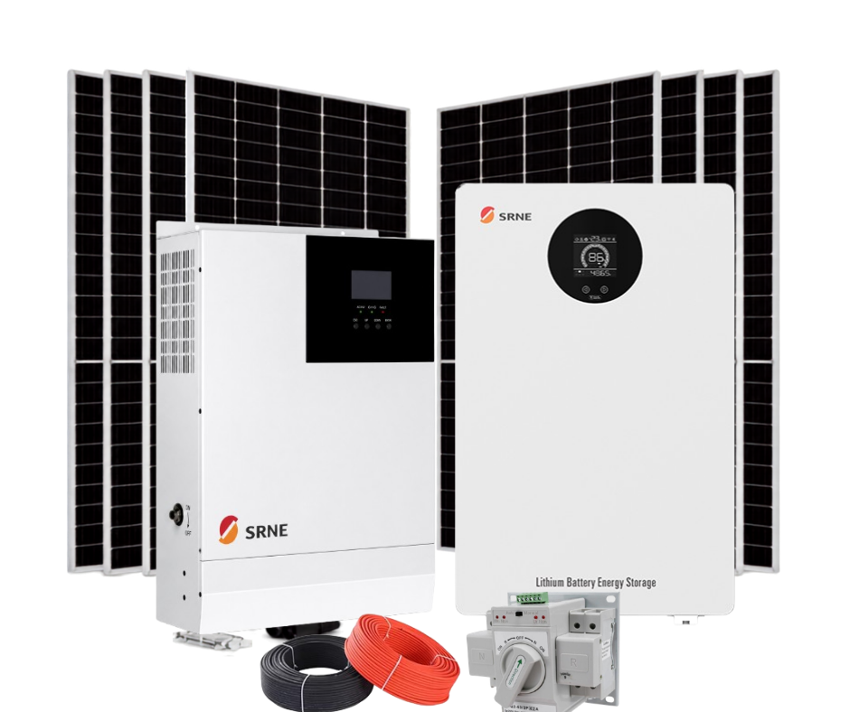 SRNE 10KW HYBRID INVERTER & SRNE 16KWH LITHIUM BATTERY