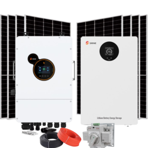 SRNE 6KW HYBRID INVERTER & SRNE 10.24KWH LITHIUM BATTERY.