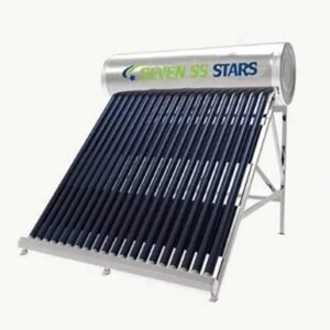 Seven SS Stars 350 Liters Non-Pressurized Heat-Pipe Tube Solar Water Heater